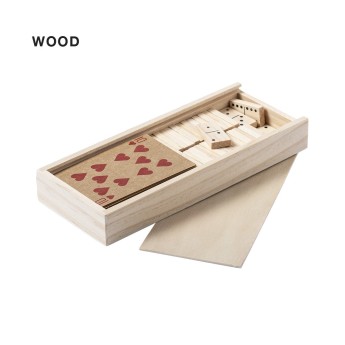 Set juegos de madera 2 juegos para merchandising