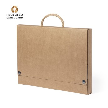 Portadocumentos cartón reciclado de 530g/m² personalizado