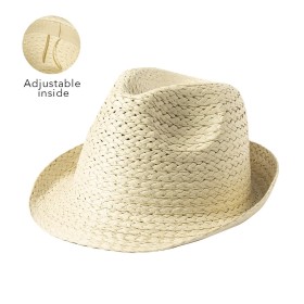 Sombrero acabado natural promocional