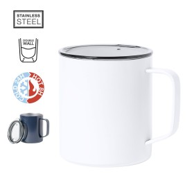 Taza Térmica con doble pared y aislamiento con logo