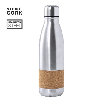 Bidones de acero y corcho natural personalizado