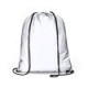 Mochilas saco reflectantes de poliester con logo