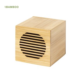 Altavoz inalámbrico de bambú personalizado
