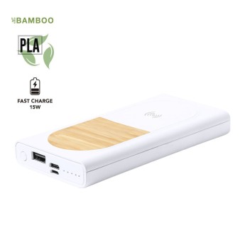 Power bank inalámbrico 15w. 8000 mAh publicitario