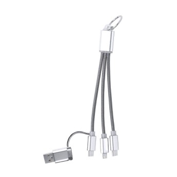 Cable cargador de 100cm de longitud con logo