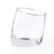 Vaso de cristal inclinado de 320ml con logo