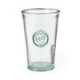 Vasos hechos en cristal reciclado GRS para merchandising