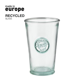 Vasos hechos en cristal reciclado GRS publicitario