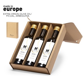 Set aceites picual y arbequina con logo
