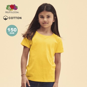 Camisetas de niña en algodón peinado 100% natural personalizadas