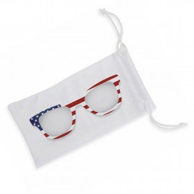 Funda gafas blanca promocional