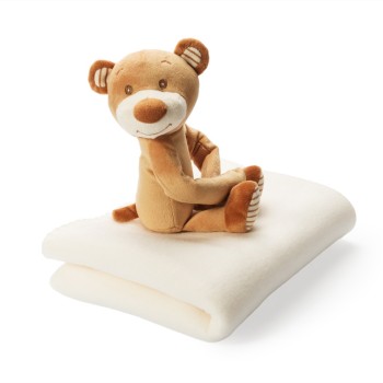 Manta infantil osito personalizado