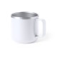 Taza de acero inox de doble capa con logo