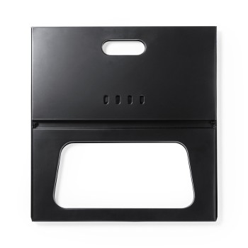 Barbacoa de metal plegable publicitaria