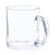 Taza transparente de cristal de 350ml promocional