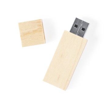 Memoria usb de madera publicitario