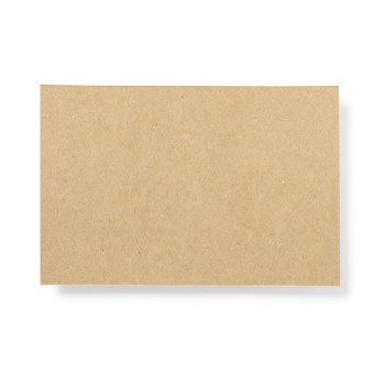 Tarjetas de papel kraft en cartón reciclado personalizadas