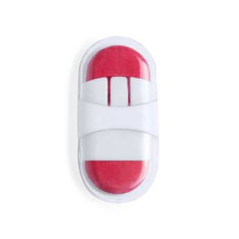 Goma con estuche publicitaria