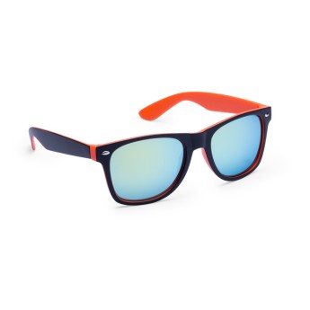 Gafas de sol espejadas bicolor para merchandising