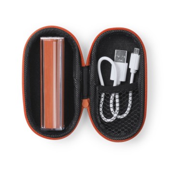 Power bank con estuche y cable económico