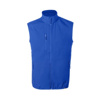 Chaleco soft shell y elastano con logo