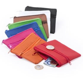 Monedero microfibra cremallera personalizado