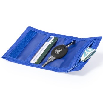 Llaveros monederos de poliéster promocional