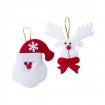 Set de 2 adornos navideños