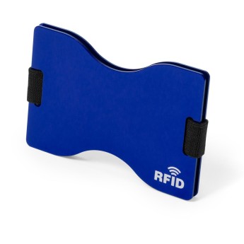 Tarjetero de aluminio protección RFID promocional