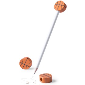 Lápiz de madera 3 gomas económico