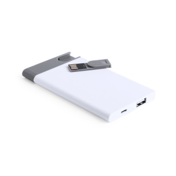 Power bank con memora usb 8 gigas publicitario