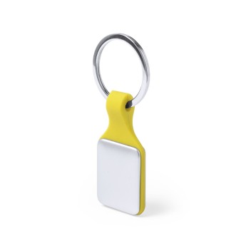 Llavero de metal y silicona para merchandising