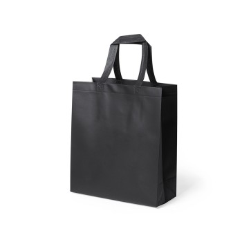 Bolsas de tela laminadas asas cortas para merchandising