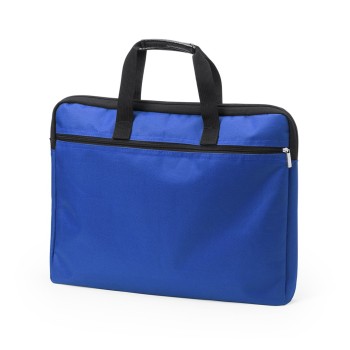 Portadocumentos acolchado de poliéster publicitario