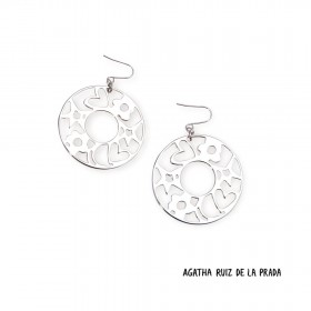 Pendientes Rousse - Agatha Ruiz con logo