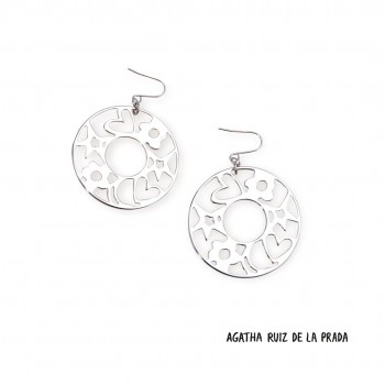 Pendientes Rousse - Agatha Ruiz con logo