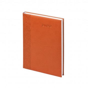 Agenda promocional polipiel naranja