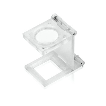 Lupa cuentahilos plegable para merchandising