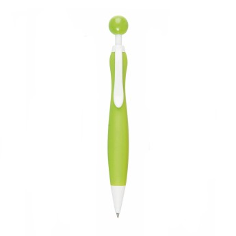 Bolígrafos de plástico cabezal redondo para merchandising
