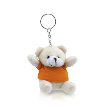 Llavero oso peluche con logo
