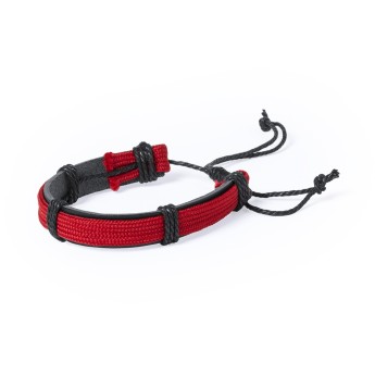 Pulseras polipiel/ poliéster para merchandising