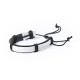 Pulseras polipiel/ poliéster con logo