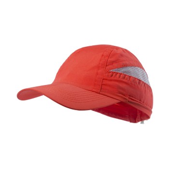 Gorra deportiva de 7 paneles con logo