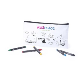 Estuche con ceras con logo